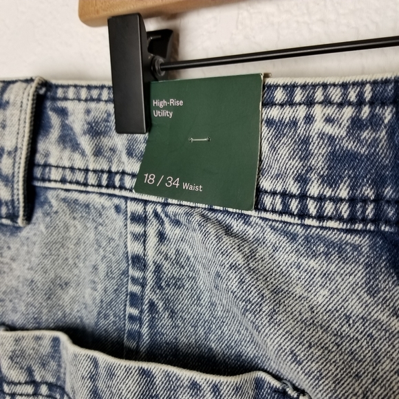 Wild Fable High Rise Utility Jeans Size 